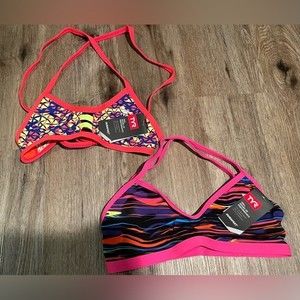 B1G1! TYR Bikini Women’s Swim Top Swimsuit Bundle Size S 4/6 Red Pink